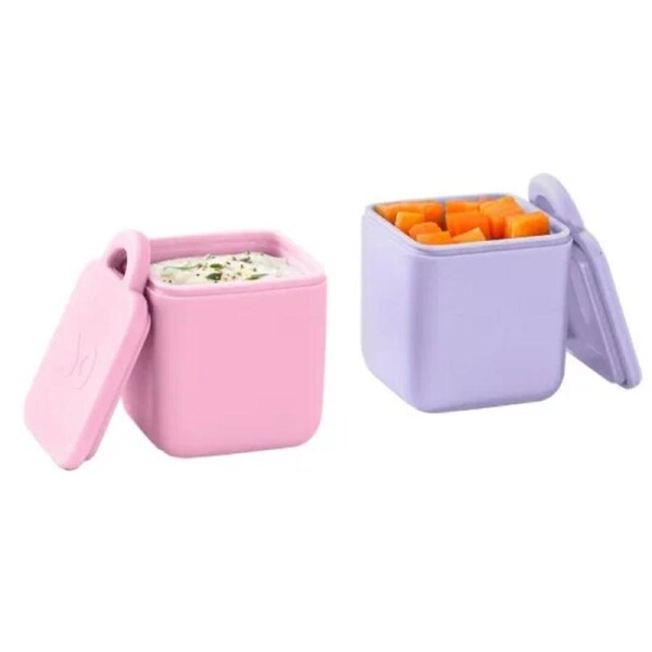 Omie - OmieDip Silicone Containers (Set of 2) Pink Purple