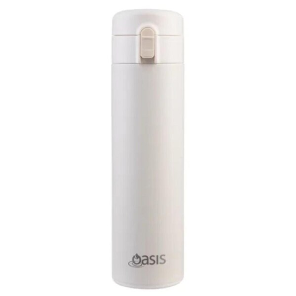 Oasis Double Wall Insulated Flip-Top Flask - 480ml Alabaster