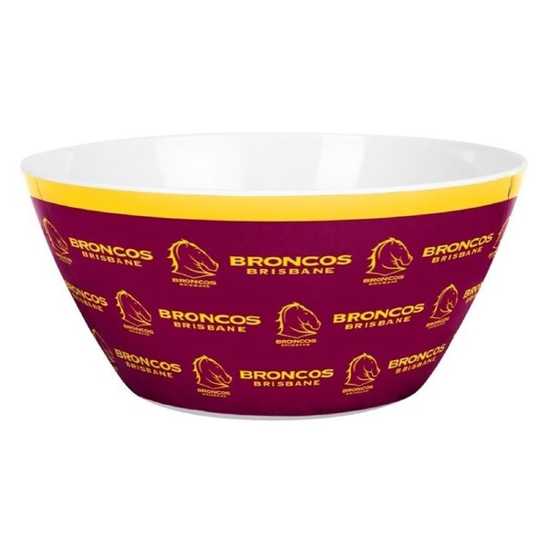 NRL Chip Bowl - Brisbane Broncos - Melamine - 3.2L
