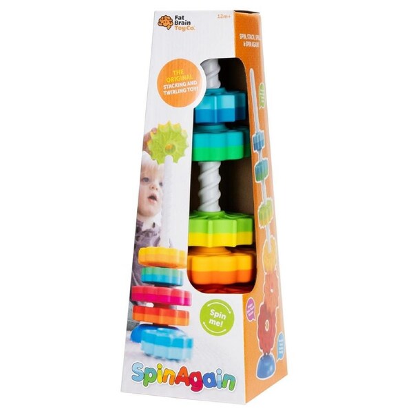 Fat Brain Toy Co Spin Again Stacking / Twirling Toy 1 - 4y FA110-1