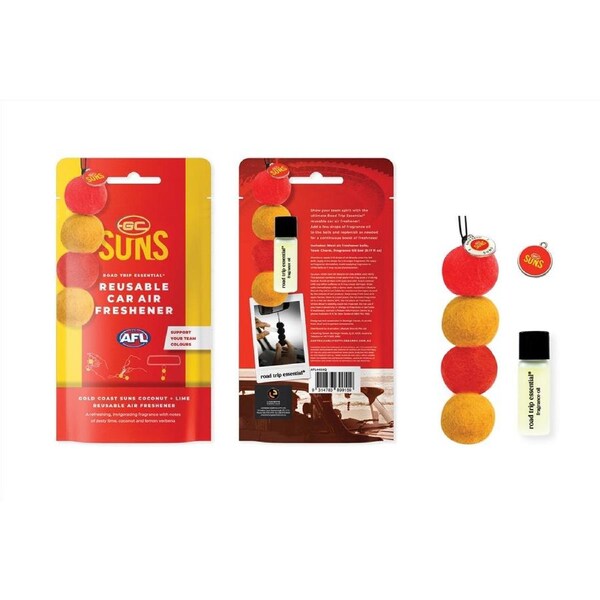 AFL: Gold Coast Suns - Reusable Car Air Fresh