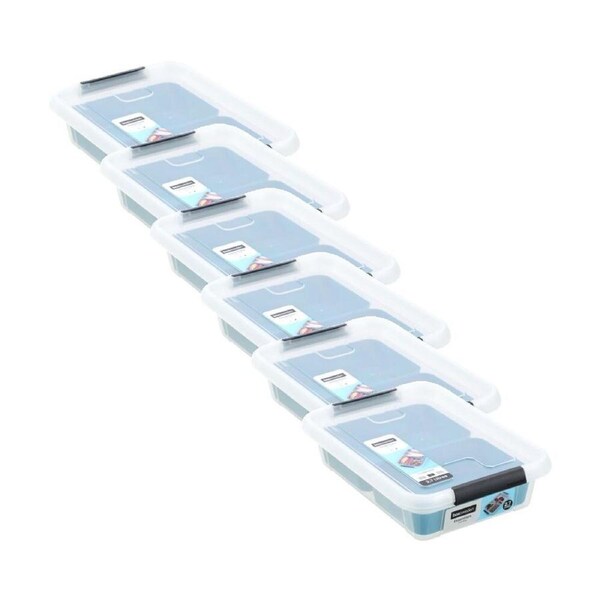 6PK Boxsweden Essentials Sort Box 2.7L Incl Trays Home Organisation Assorted