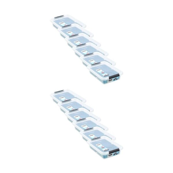 12PK Boxsweden Essentials Sort Box 2.7L Incl Trays Home Organisation Assorted