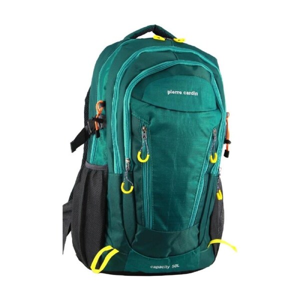 Pierre Cardin Adventure Backpack w/ Padded Laptop Compartment Green 50L