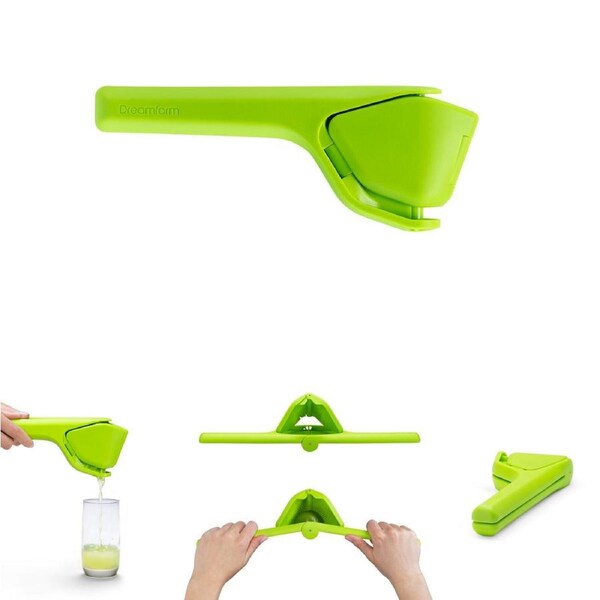 Dreamfarm Fluicer Lime Foldable Citrus Juicer w/ Long Handles 29.5 cm