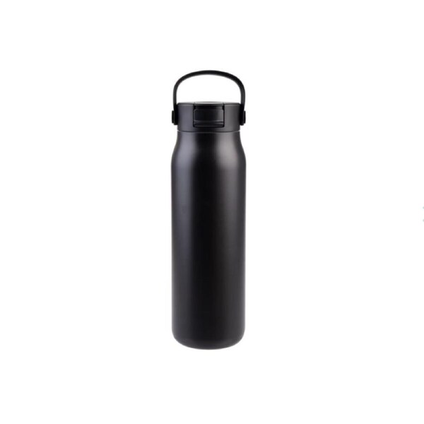 Oasis Ceramic Lined Double Wall Insulated Sorrento Sipper Bottle Black 900mL