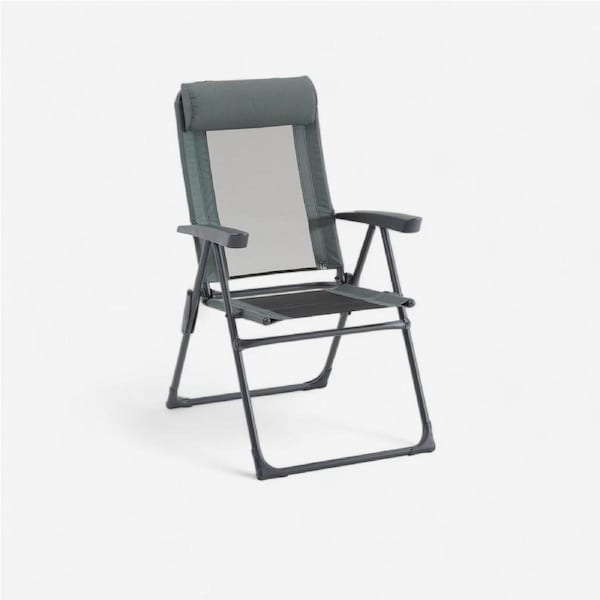Quechua Camping Comfortable Reclining Folding Armchair Steel