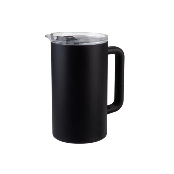 Oasis Pitcher Ceramic Lined Triple Wall Insulated Water Black 1.5L