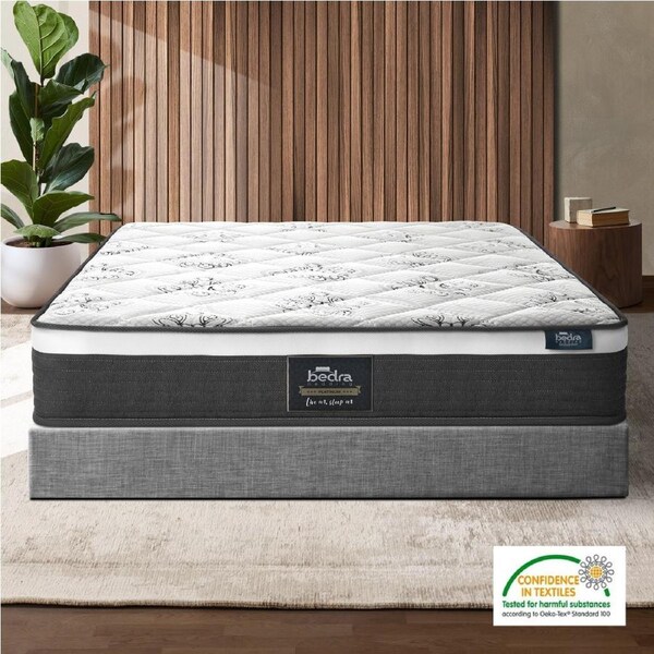 Bedra 30cm Mattress Queen Double King Single Bed Firm Spring Foam Tight Top Queen