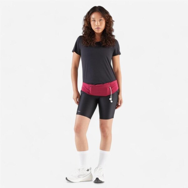 Kiprun Kiprun Confort2 Unisex Smartphone Running Belt Raspberry, 5 Pockets