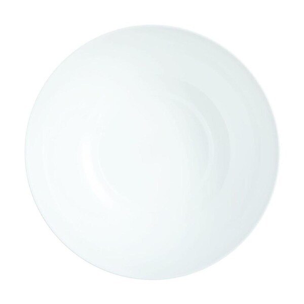 Luminarc Diwali Salad Bowl 26x11cm Serveware Opal Glass White