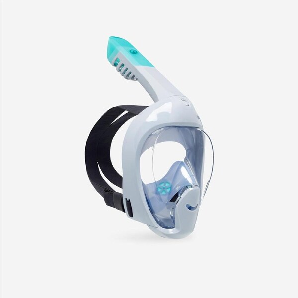 Decathlon Snorkelling Mask For Children Aged 6 10 Easybreath 6/10 Light Blue
