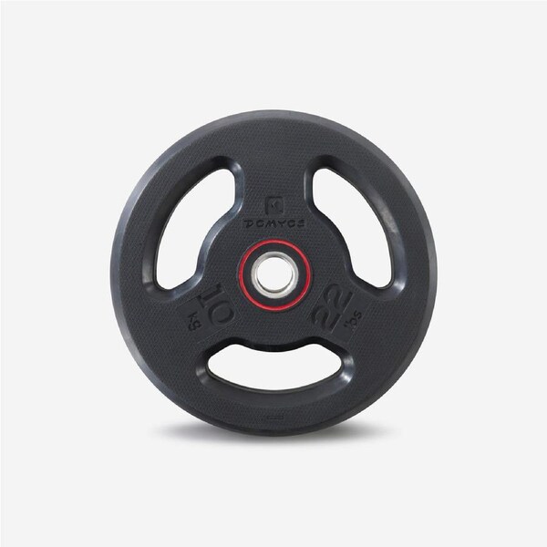 Corength Rubber Weight Disc With Handles 28 Mm 10 Kg
