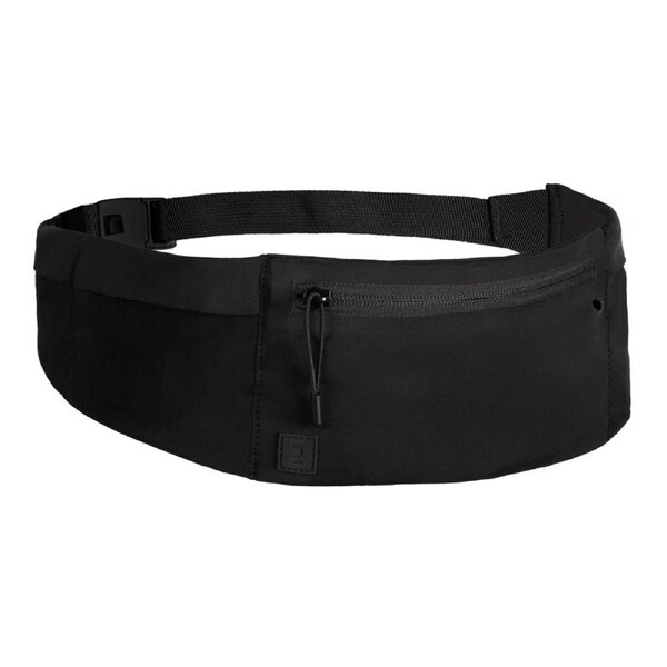 Kiprun Running Belt 5 Pockets Black