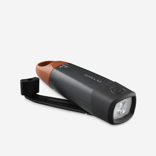 Decathlon Rechargeable Torch And External Battery 210 Lumens Dynamo 900 Pwb