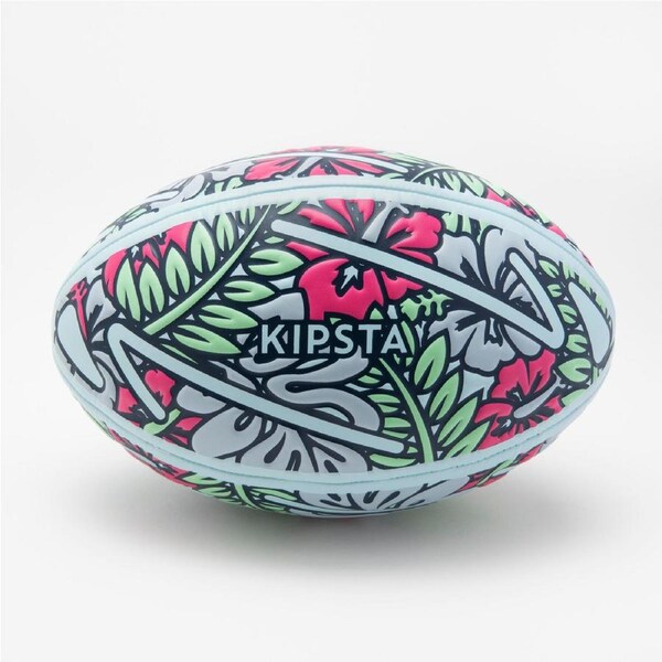 Offload Size 3 Beach Rugby Ball Tiki/Green/Pink/Blue