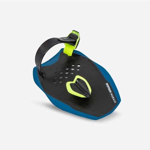 Decathlon Swimming Paddles Quick In 500 Size M Blue Yellow