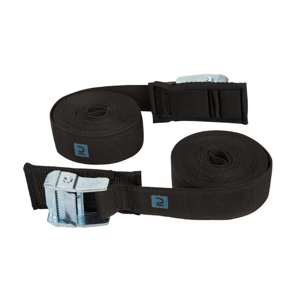 Decathlon Wide Self Locking Straps (X2) 4.5M