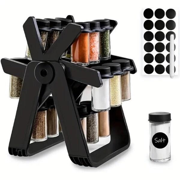 Revolving Spice Rack Set