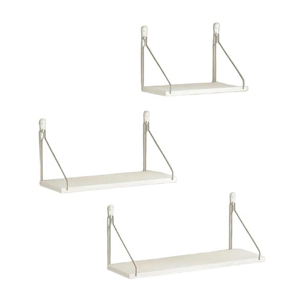 Harmony in Hanging: 3 Floating Storage Shelves