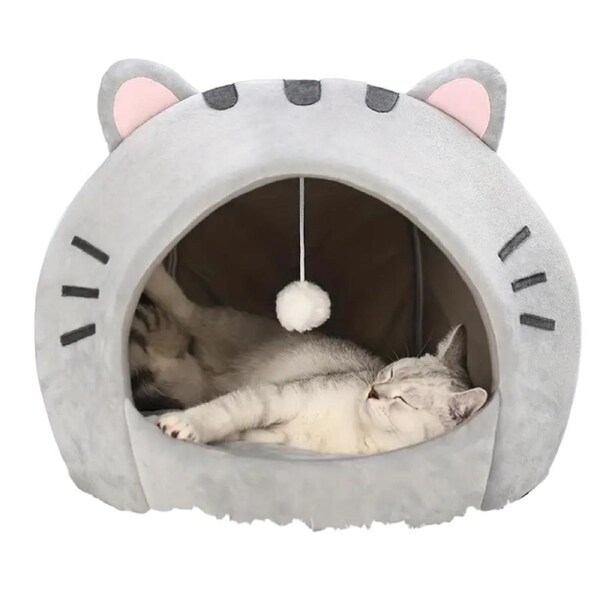 Cozy Cat Bed: Warm Pet House, Kitten Cave, and Sleeping Bag