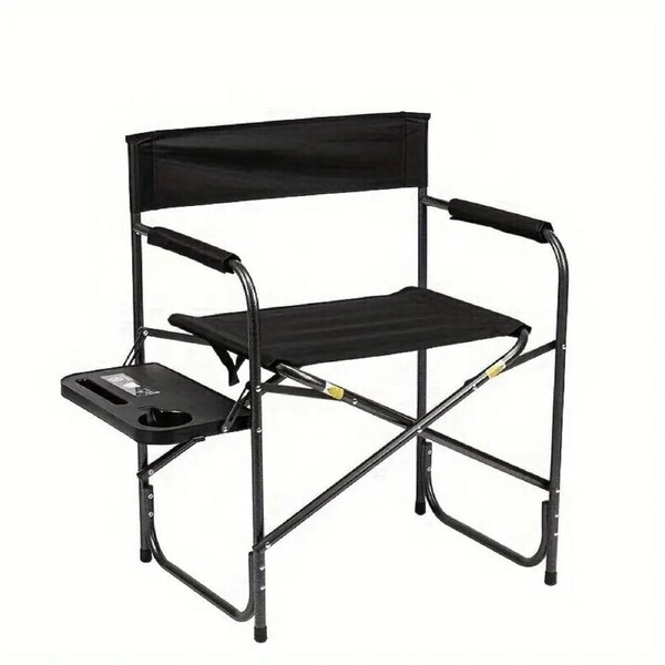 Outdoor Folding Chair with Side Table - Your Versatile Camping Companion