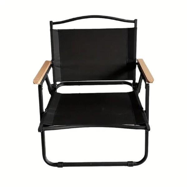 Outdoor Portable Folding Chair - Black
