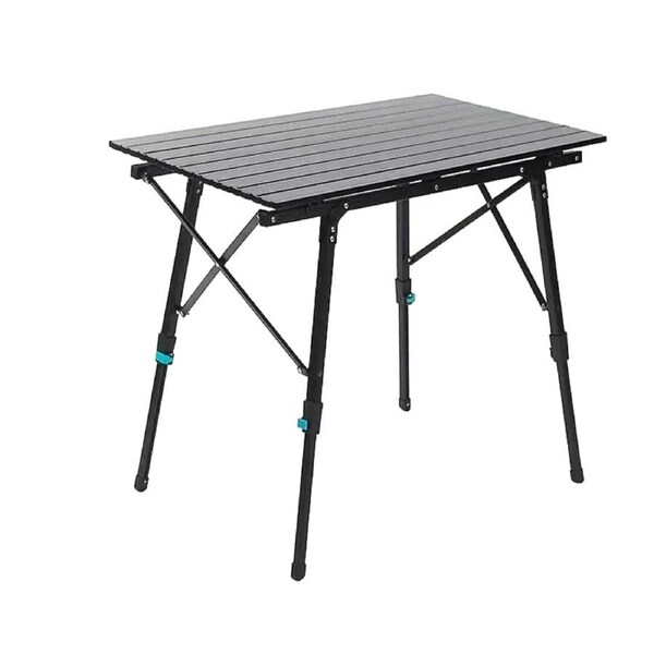 Adjustable Height Outdoor Aluminum Alloy Folding Table