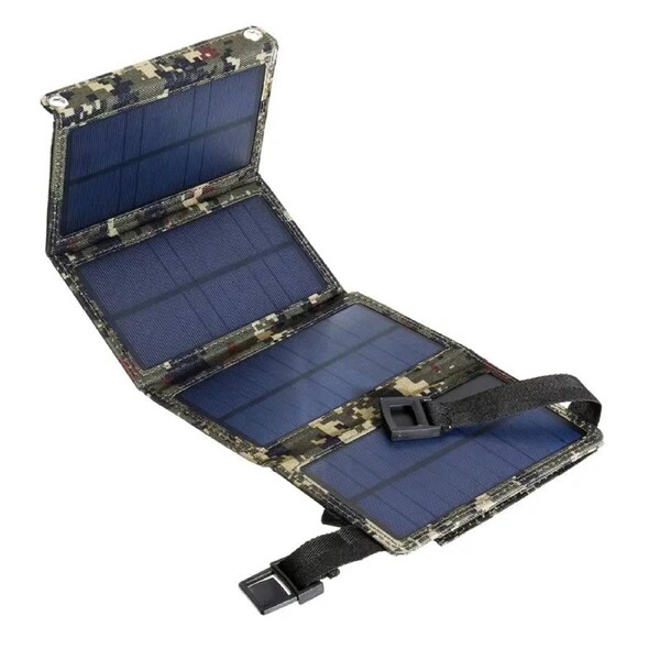 20W Portable Solar Panel Charger - Green