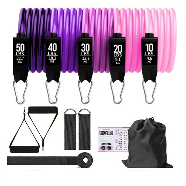 16pcs Resistance Bands Set