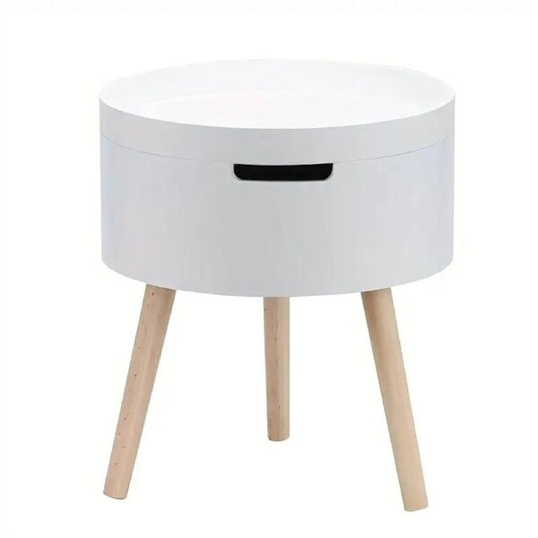 Stylish - Practical Open-Top Storage Side Table