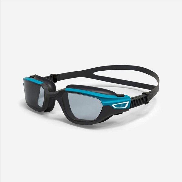 Decathlon Polarised Swimming Goggles Spirit Size L Smoked Lenses Black / Blue