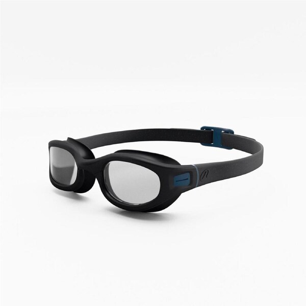 Decathlon Swimming Goggles Size L Soft Black Non Tinted