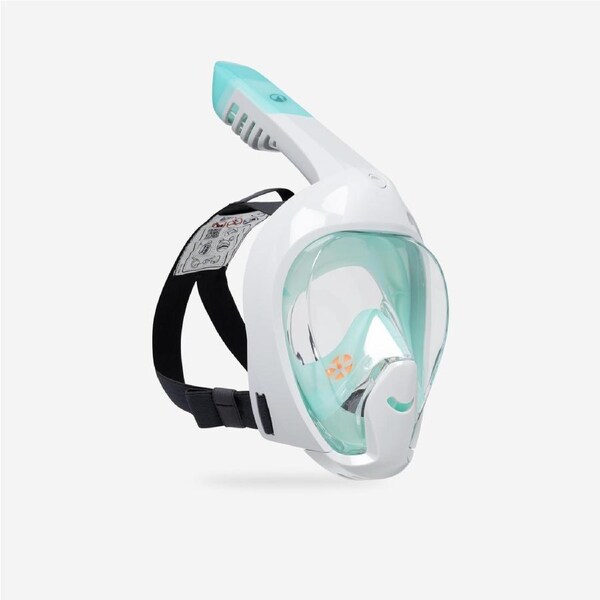 Decathlon Kids’ Easybreath Surface Mask Xs (Ages 6 10) Without Bag Aquamarine Green