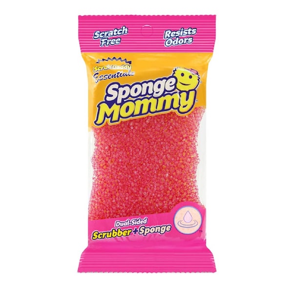 Scrub Daddy Essentials Sponge Mommy Pink