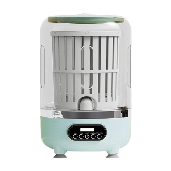 Catzon Portable Rechargeable Washing Machine 3L Cordless Mini Washer-Green