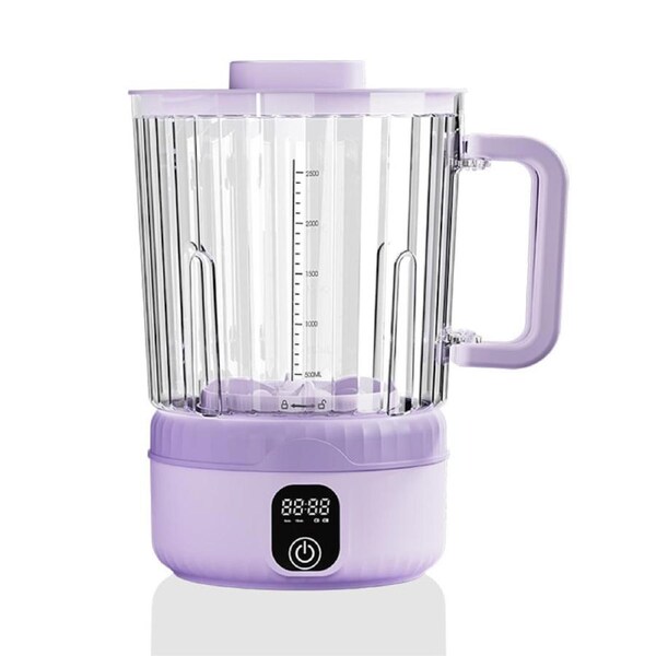 Catzon Portable Washing Machine 2.5L Large Capacity Mini Underwear Washer-Purple