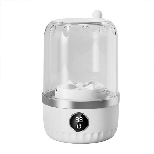 Catzon Portable Washing Machine 1L Mini Laundry for Travel Apartment-White