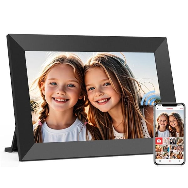 Catzon Digital Picture Frame 10.1 Inch WiFi HD IPS Touch Screen 32GB-Black1