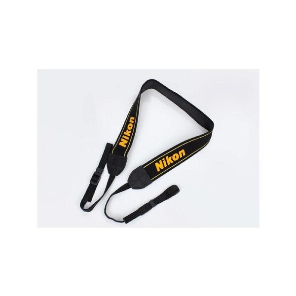 No packaging - New Nikon AN-6Y Nylon Neck Strap fits a wide range of Nikon DSLRs