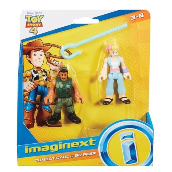 Toy Story 4 Imaginext Basic Figure 2 Pack Combat Carl + Bo Peep