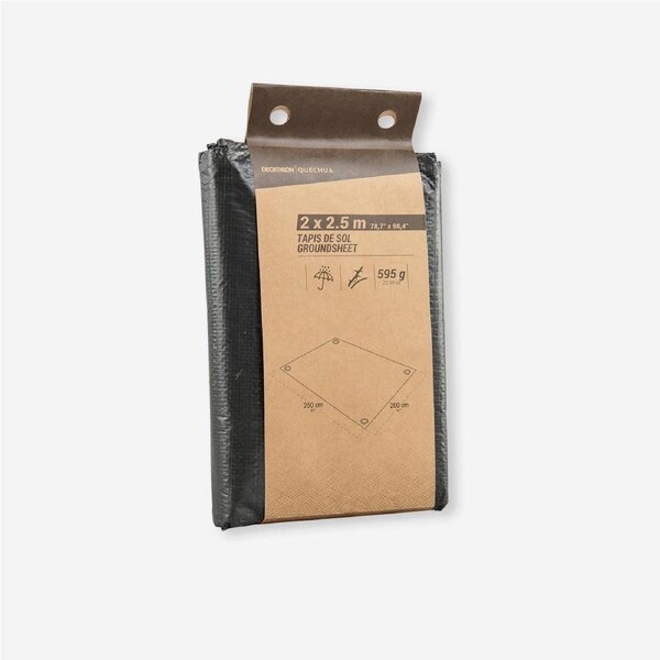 Quechua Waterproof Floor Mat For Tents And Camping Trips 2 X 2.5 M