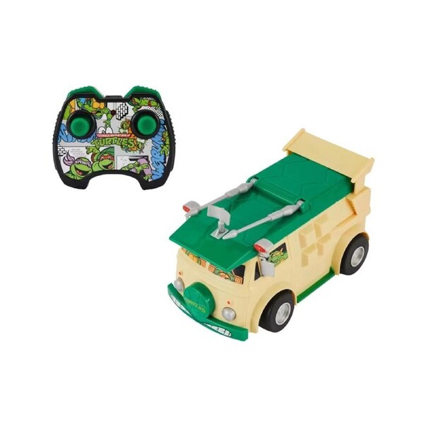 Teenage Mutant Ninja Turtles RC Party Wagon Vehicle Turbo Boost Race Drive Plays