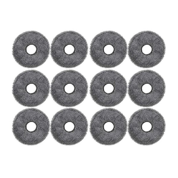 12 Mop Pads for MOVA P50 Ultra, P50 Pro Ultra & V50 Ultra Robot Vacuum Cleaners