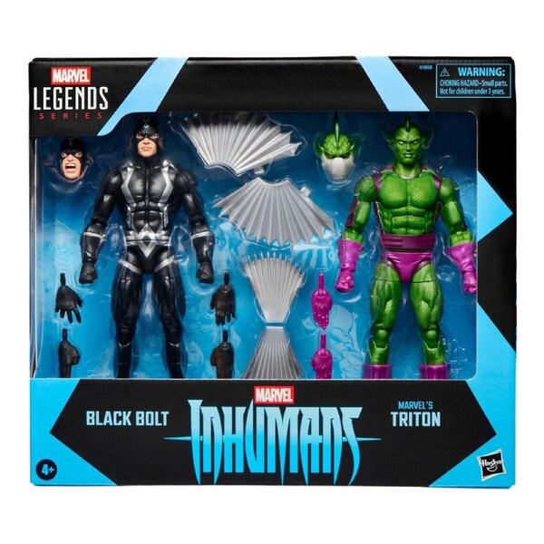 Marvel Legends Series Inhumans Black Bolt and Marvel's Triton Action Figure 2 Pack