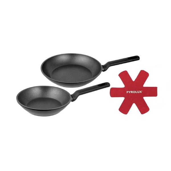 2-Piece Pyrolux Xtreme Non-Stick Induction Compatible Fry Pan Set - 20cm/26cm