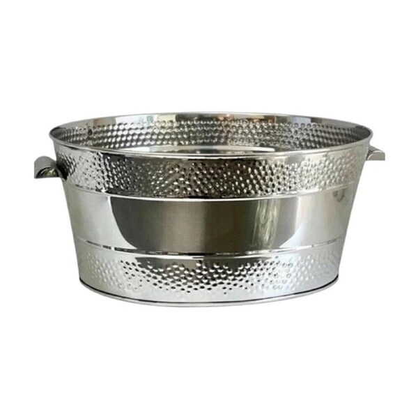 SS Collective Dotted Double Border Drinks/Ice Bucket W/ Handles 46x26x21cm