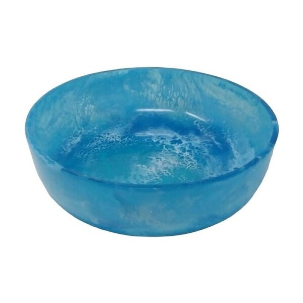 SS Collective Ocean Blue Marbled Style Salad/Serving Bowl 24cm