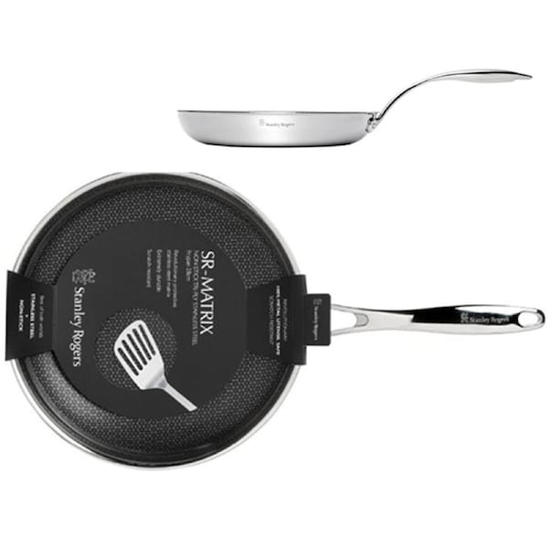 Scanpan 28cm Frying Pan Metal Utensil Safe Frypan - Stainless Steel Induction Safe