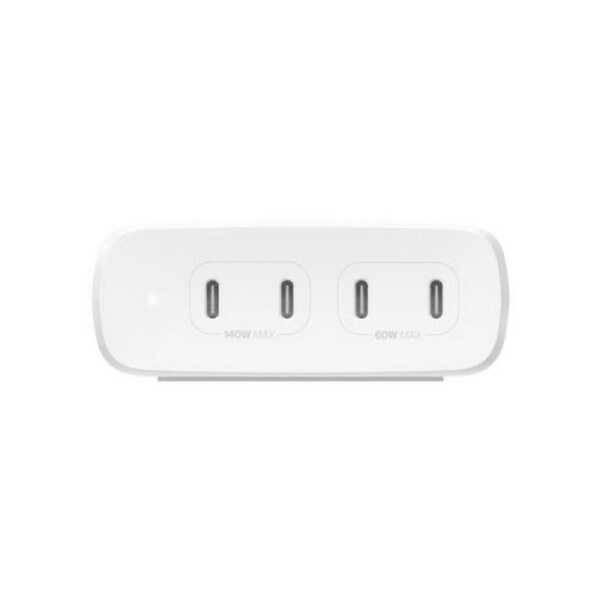 Belkin BoostCharge Pro 200W USB-C 4-Port GaN Wall Charger - White (WCH015AUWH)